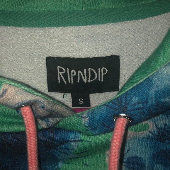 Mens Ripndip Hooded Sweatshirt - Small - Picture 3 of 3